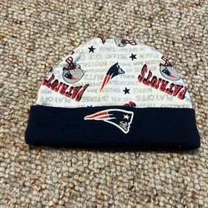 NFL Patriots newborn cap